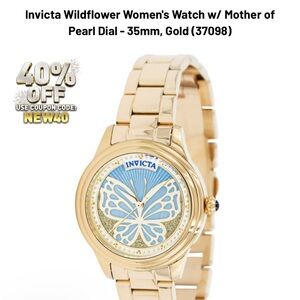 Invicta Gold and Silver Women's Watch